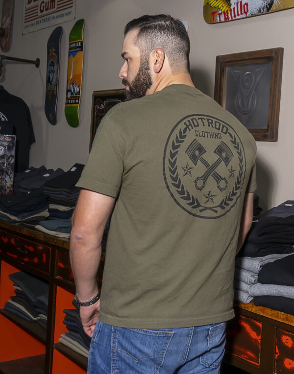 Hot Rod Clothing Logo T-Shirt - Image 5